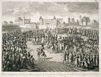 Entrée triomphale des Français à Varsovie en 1806 sous le commandement du Grand-Duc de Berg, 1810